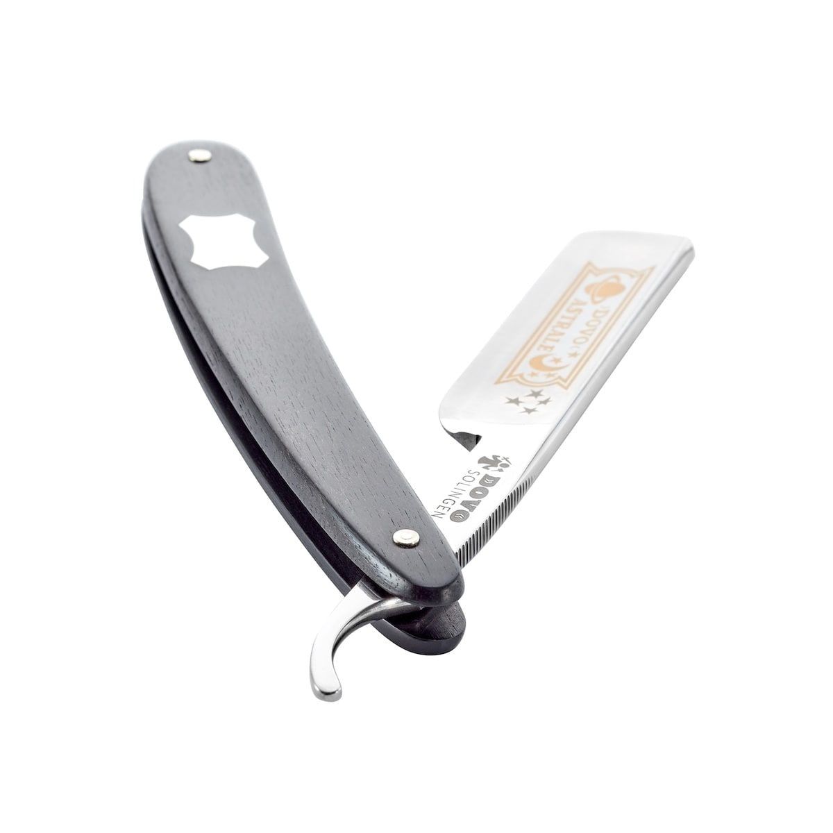 Dovo Straight Razor, "Astrale" 5/8", Carbon Steel, Half Hollow Grind, Black Ebony Wood Handle with Engraving Plate
Brand:
Dovo
SKU:
DV-558130