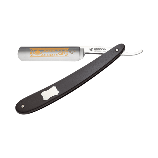 Dovo Straight Razor, "Astrale" 5/8", Carbon Steel, Half Hollow Grind, Black Ebony Wood Handle with Engraving Plate
Brand:
Dovo
SKU:
DV-558130